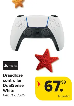 Promotie: Draadloze controller DualSense White