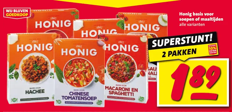 Aanbieding: basis voor soepen of maaltijden