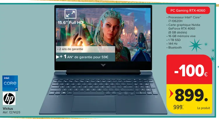 Offre: PC Gaming RTX-4060