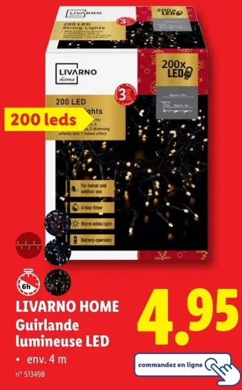 Offre: Guirlande lumineuse LED