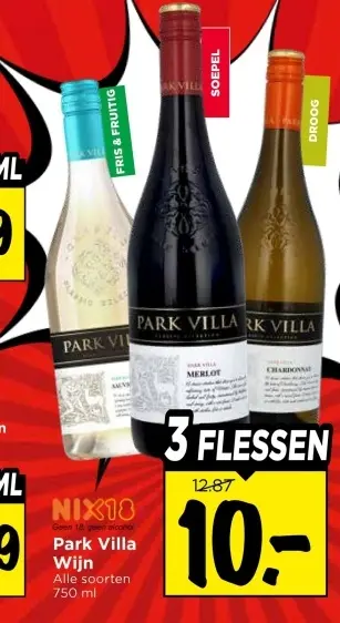 Aanbieding: Park Villa Wijn
