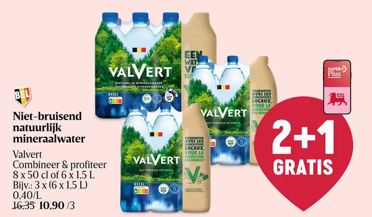 Promotie: Niet-bruisend natuurlijk mineraalwater