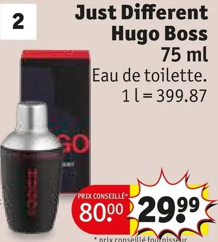 Offre: Just Different Eau de toilette