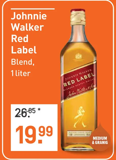 Aanbieding: Johnnie Walker Red Label