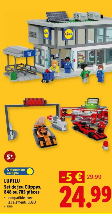 Offre: Set de jeu Clippys