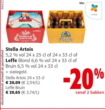Aanbieding: Stella Artois Leffe Bruin