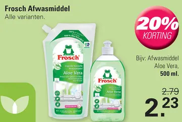 Aanbieding: Frosch Afwasmiddel