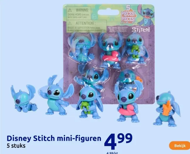 Aanbieding: Disney Stitch mini-figuren
