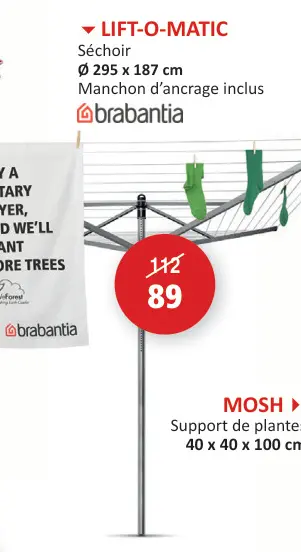 Offre: Lift-O-Matic Séchoir