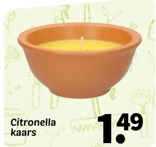Aanbieding: Citronella kaars