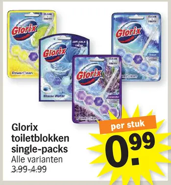 Promotie: Glorix toiletblokken
