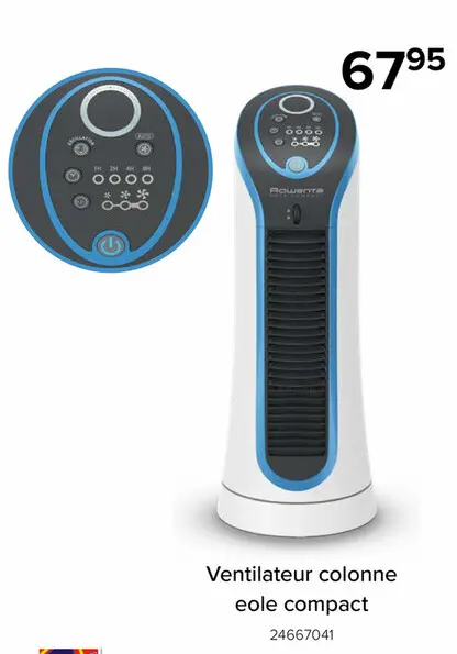 Offre: Ventilateur colonne eole compact