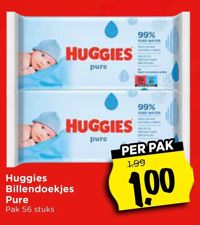 Aanbieding: Billendoekjes Pure