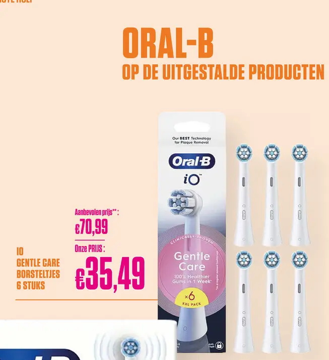 Promotie: Oral-B iO Gentle Care opzetborstels