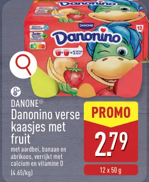 Promotie: Danonino verse kaasjes met fruit