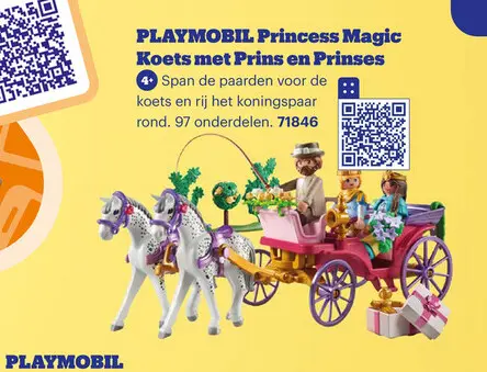 Aanbieding: Princess Magic Koets met Prins en Prinses