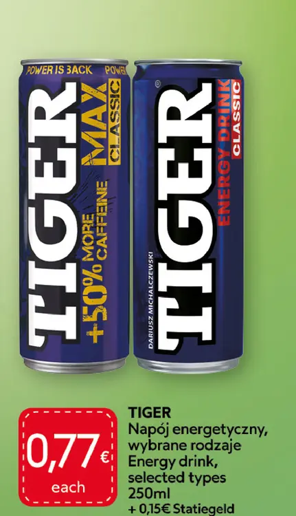 Aanbieding: TIGER Napój energetyczny, wybrane rodzaje Ene