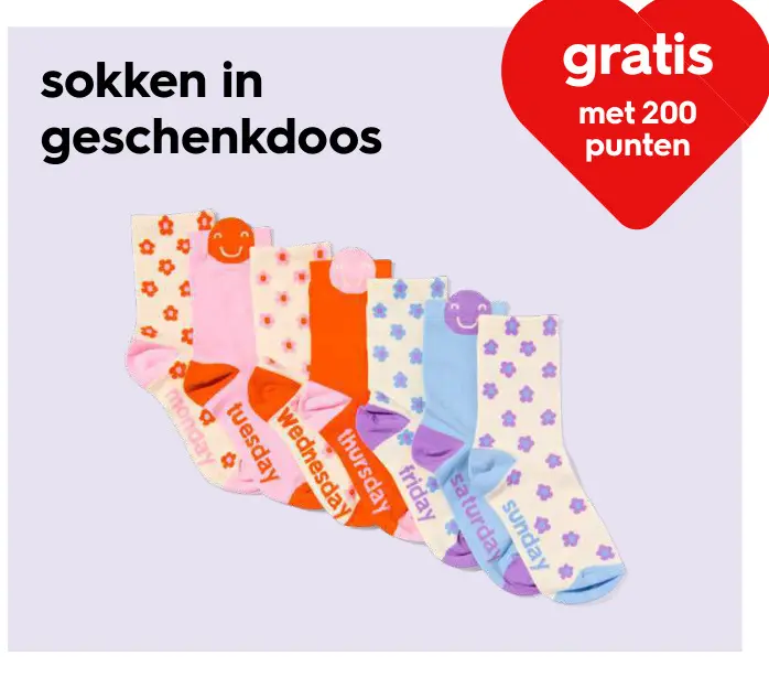 Promotie: Sokken in geschenkdoos