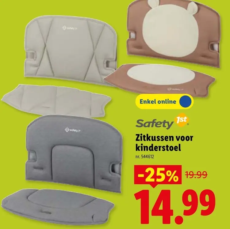Promotie: Zitkussen voor kinderstoel