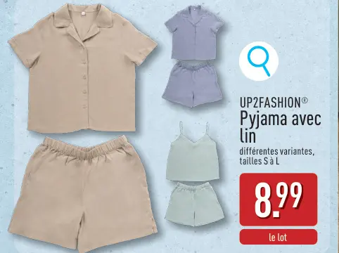 Offre: Pyjama avec lin