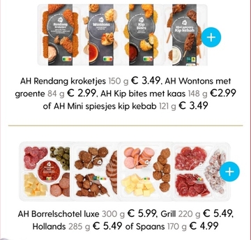 Aanbieding: AH Borrelhapjes