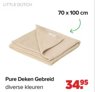Aanbieding: Pure Deken Gebreid