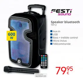 Offre: Speaker bluetooth