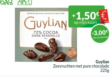 Promotie: Zeevruchten met pure chocolade