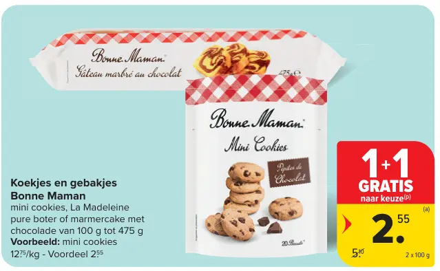 Promotie: Koekjes en gebakjes