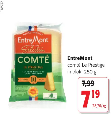 Promotie: Comté Le Prestige in blok