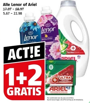 Aanbieding: Lenor of Ariel