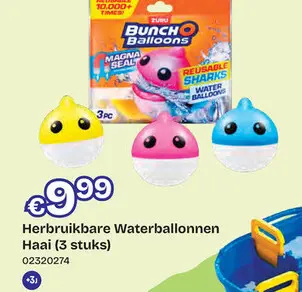Aanbieding: Herbruikbare Waterballonnen Haai