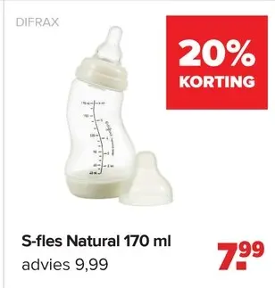 Promotie: S-fles Natural