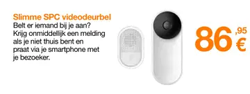 Aanbieding: Slimme SPC videodeurbel