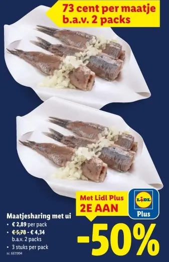 Promotie: Maatjesharing met ui