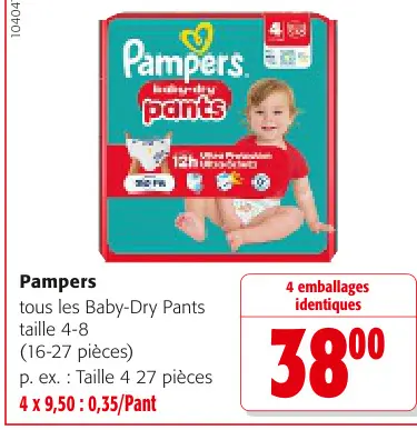 Offre: Baby-Dry Pants