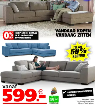 Aanbieding: Hoeksalon TYLER