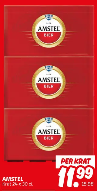 Aanbieding: Amstel krat