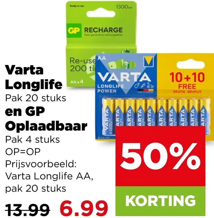 Aanbieding: Batterijen