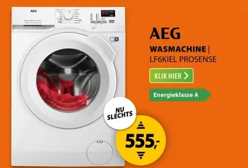 Aanbieding: Aeg wasmachine lf6kiel prosense