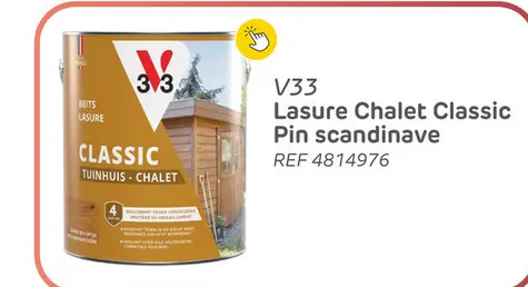 Offre: Lasure Chalet Classic Pin scandinave