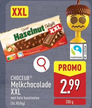 Promotie: Melkchocolade XXL