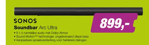 Aanbieding: Soundbar Arc Ultra
