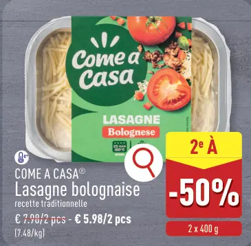 Offre: Lasagne bolognaise