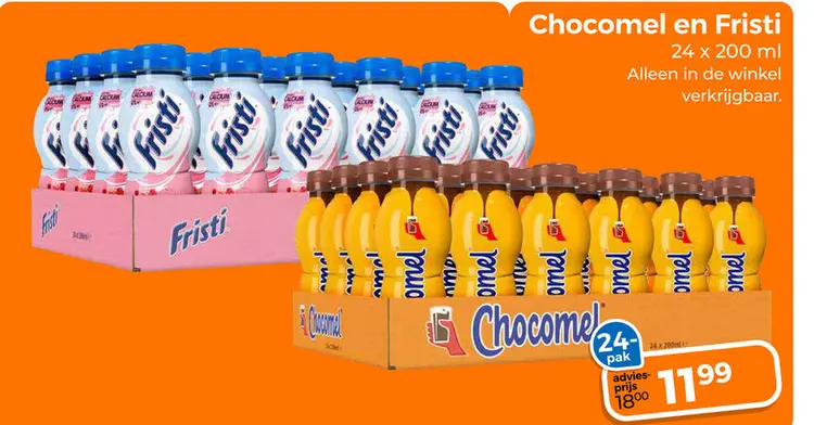 Aanbieding: Chocomel en Fristi