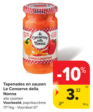 Aanbieding: paprikacrème