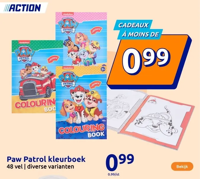 Offre: Paw Patrol kleurboek
