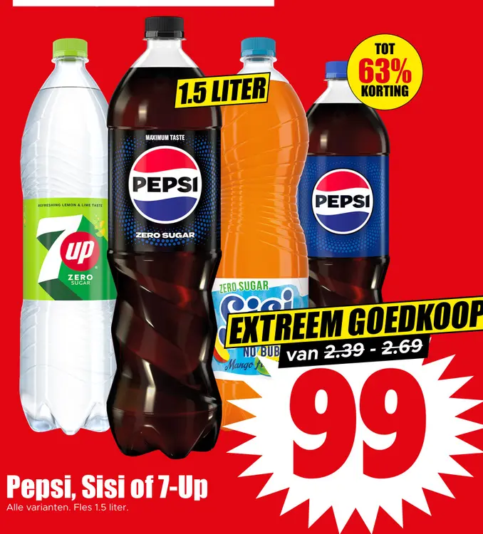 Aanbieding: Pepsi, Sisi of 7-Up