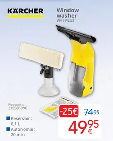 Promotie: Window washer WV1 PLUS