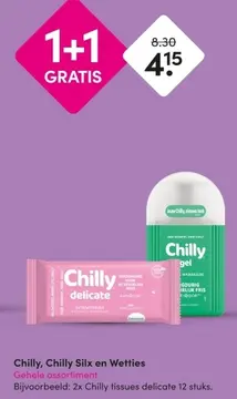 Aanbieding: Chilly, Chilly Silx en Wetties